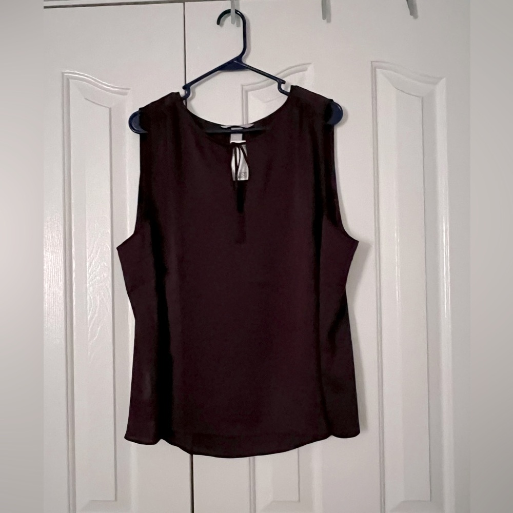 Chocolate brown blouse
